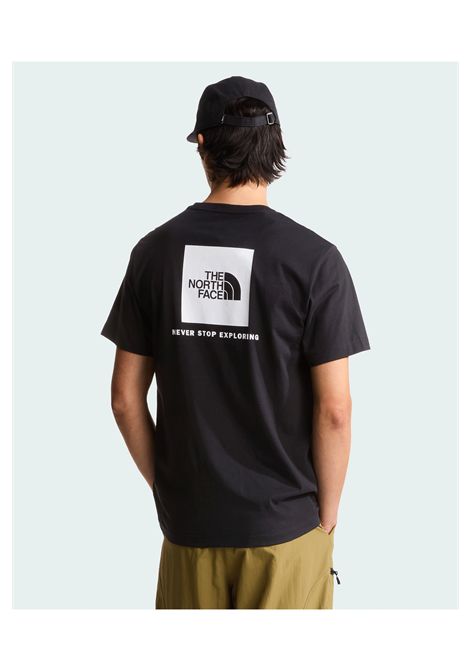 T-shirt The North Face Evolution Box NSE Regular Nero Bianco Uomo THE NORTH FACE | T-shirt | NF0A8B6K-KY4